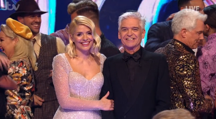 Holly Willoughby and Phillip Schofield on Dancing On Ice
