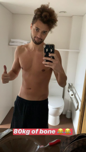 Myles Stephenson weight loss