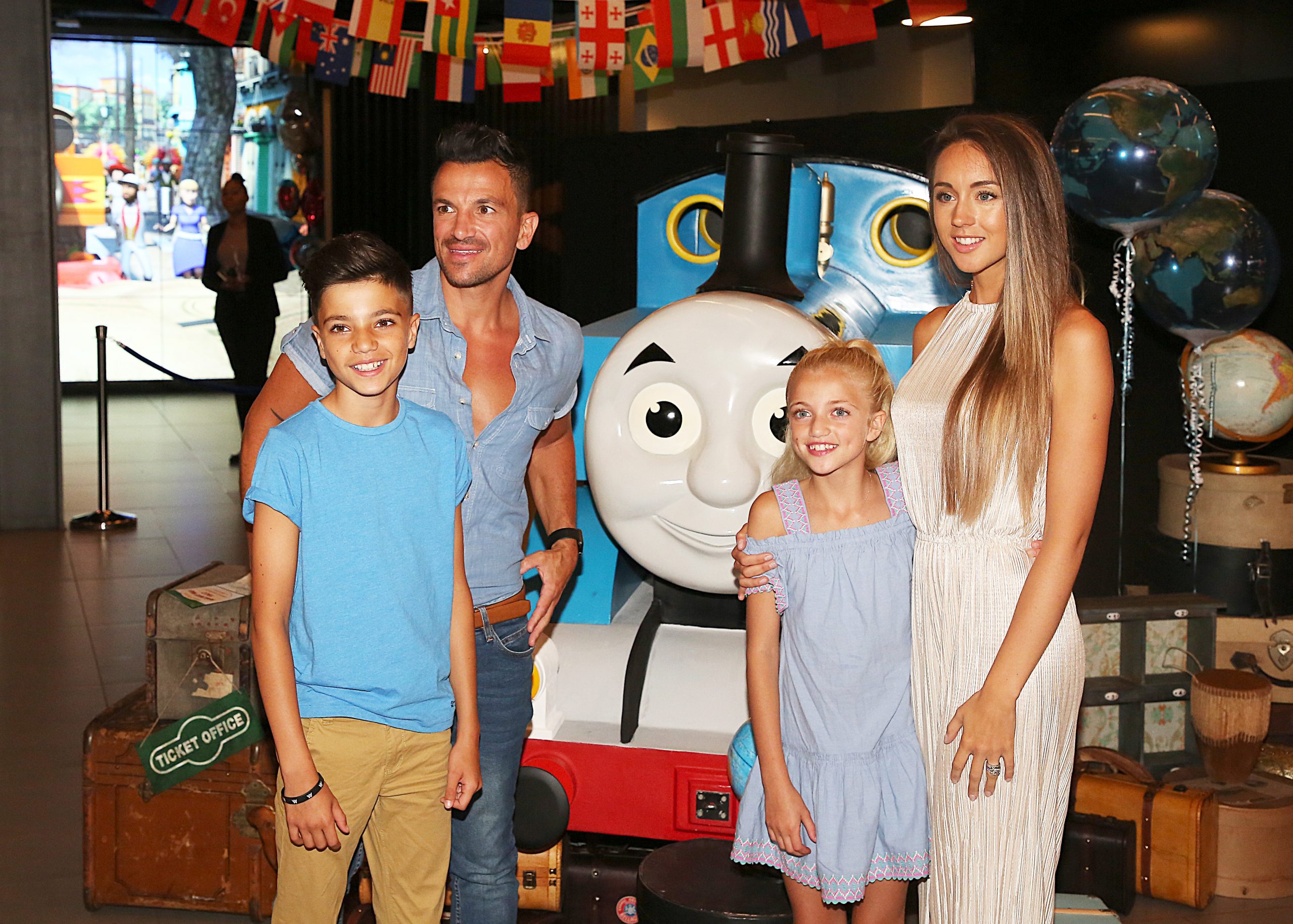 Peter Andre, wife Emily and kids