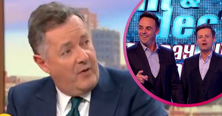 Piers Morgan and Ant and Dec