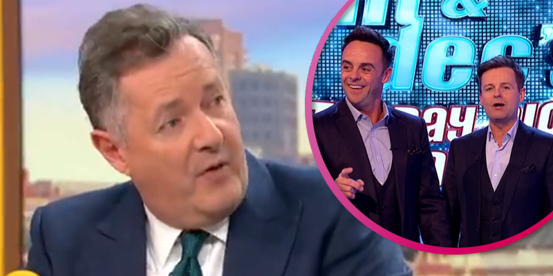 Piers Morgan and Ant and Dec