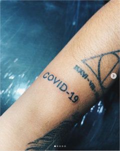 Coronavirus tattoo instagram rasanjana_deshan