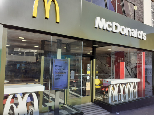 McDonald's has closed its doors (Credit: SplashNews.com)