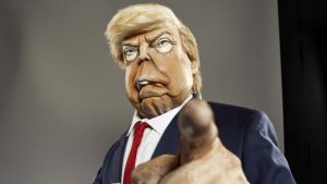 Trump in Spitting Image