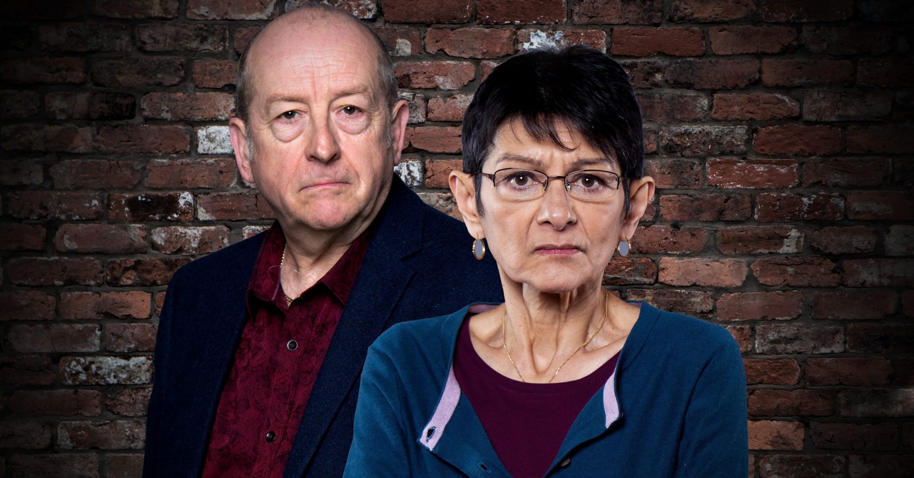 Coronation Street's Yasmeen and Geoff