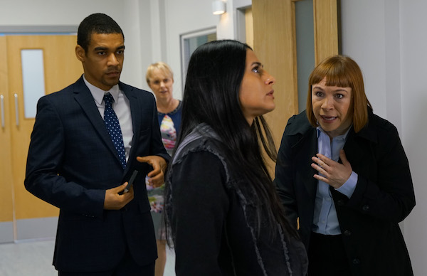 Sally has overheard in Coronation Street and might just prove an ally for Yasmeen (Credit: ITV)