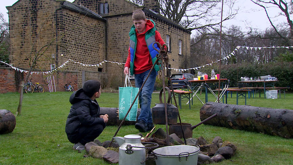 A camping trip could end in disaster for Archie and Arthur (Credit: ITV)