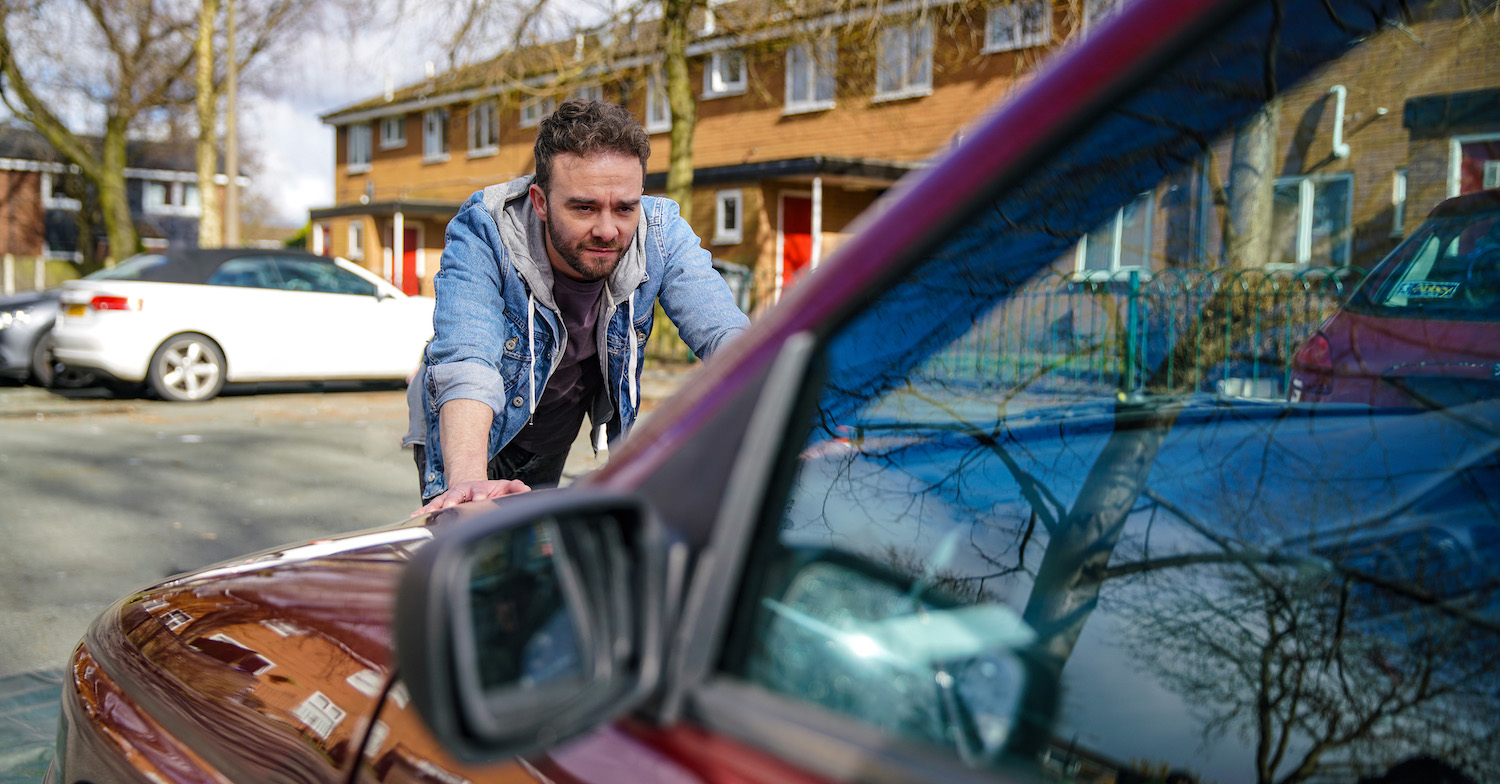David's reckless behaviour is a concern (Credit: ITV)