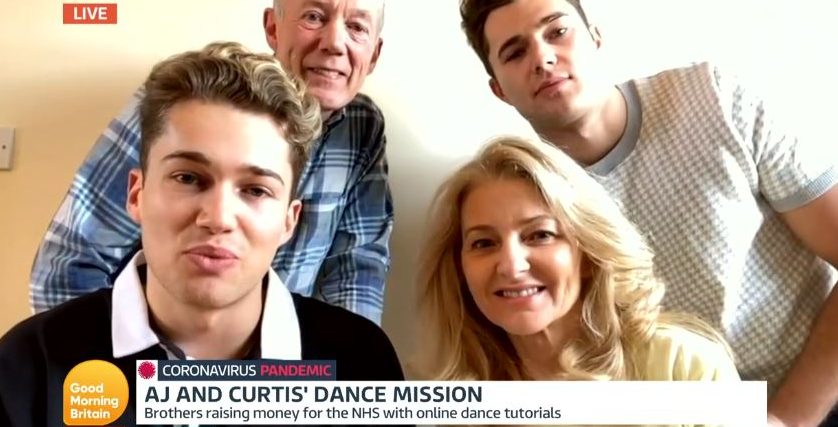 AJ and Curtis Pritchard and family