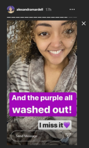 Coronation Street's Alexandra Mardell dyes her hair blue during coronavirus lockdown