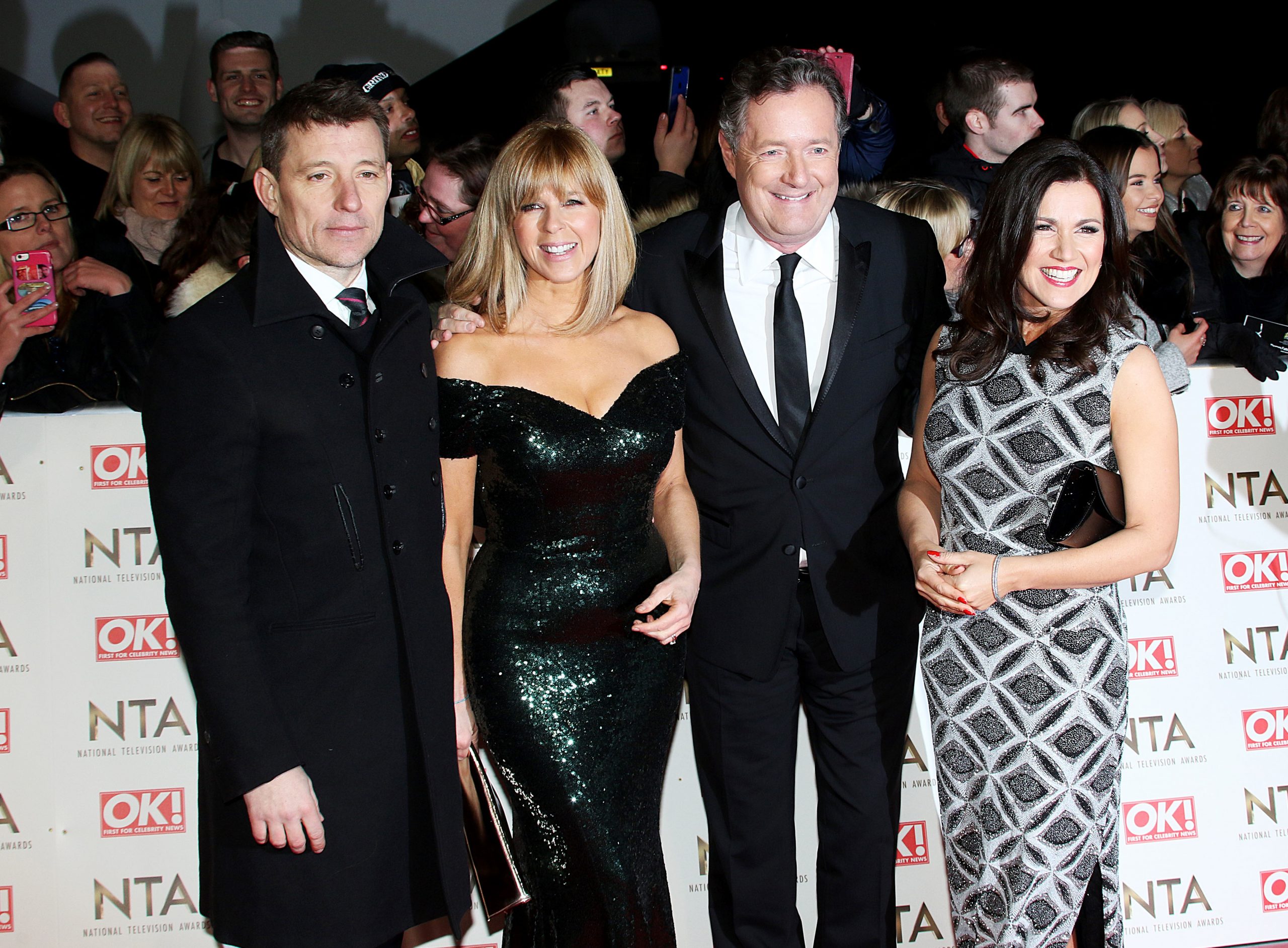 The dup with Piers Morgan and Susanna Reid 
