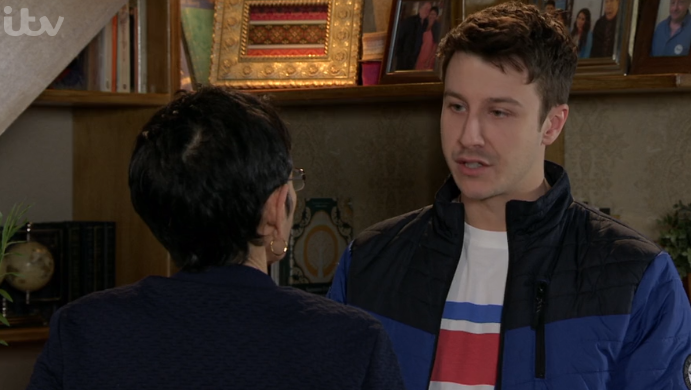Ryan wants to help Yasmeen (Credit: ITV)