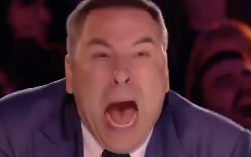 David Walliams stunned on BGT (Image credit: ITV)