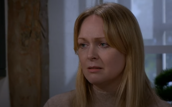 Michelle Hardwick plays Vanessa Woodfield in Emmerdale (Credit: ITV)