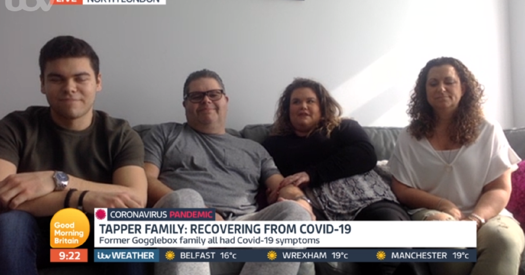 The Tapper Family on Good Morning Britain