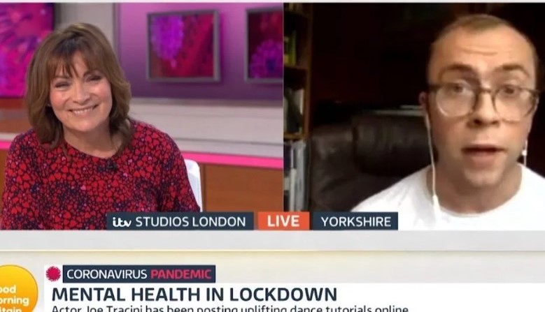Joe Tracini talks to Lorraine