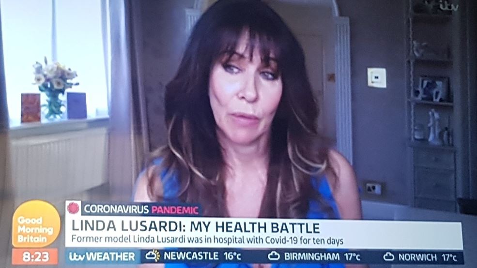 Linda Lusardi on Good Morning Britain