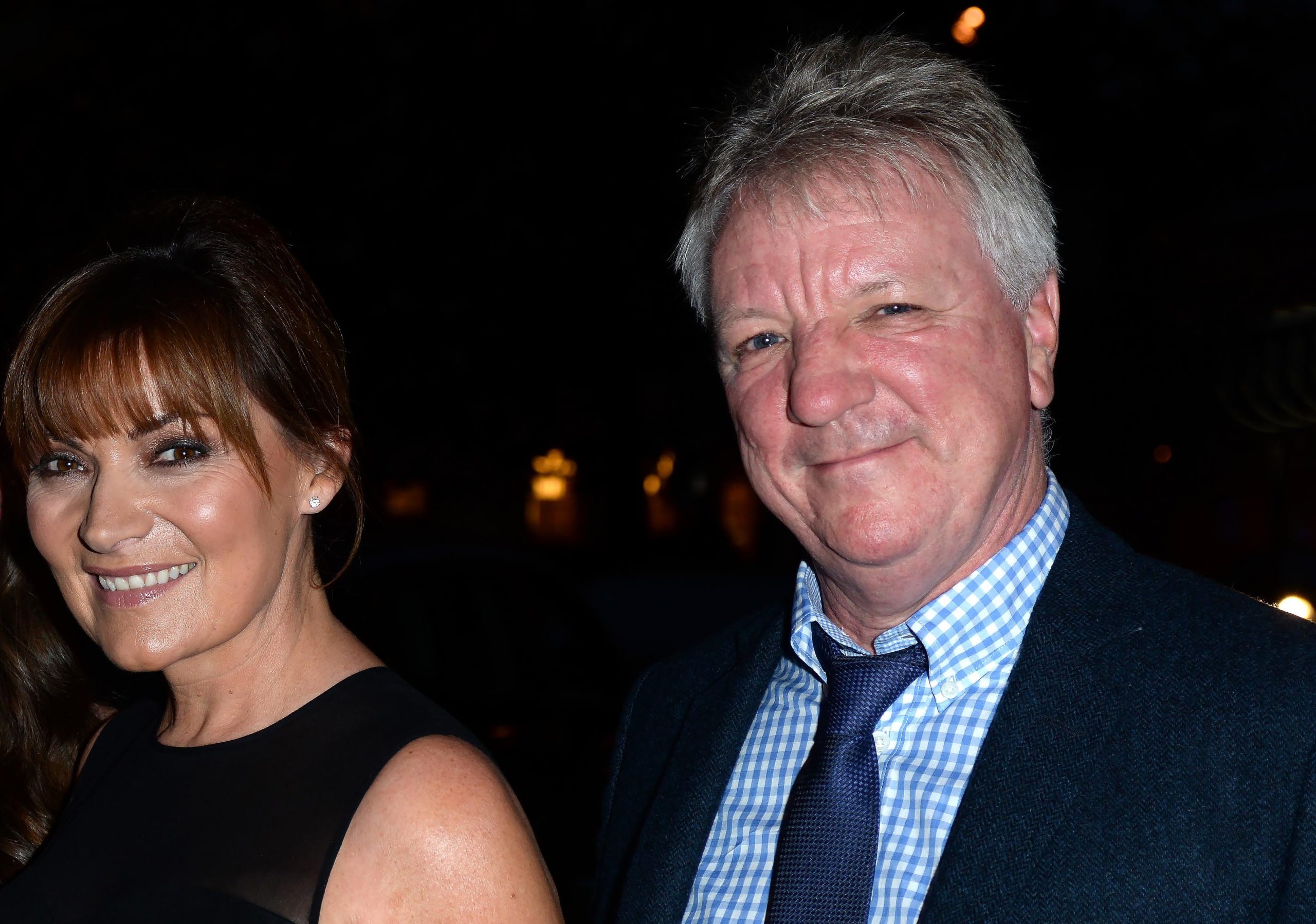 Lorraine Kelly and her husband Steve 
