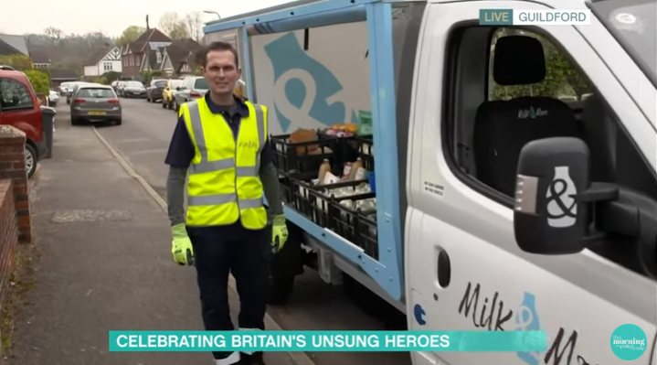 Darren Barnes is an unsung hero during the coronavirus crisis (Credit: ITV)
