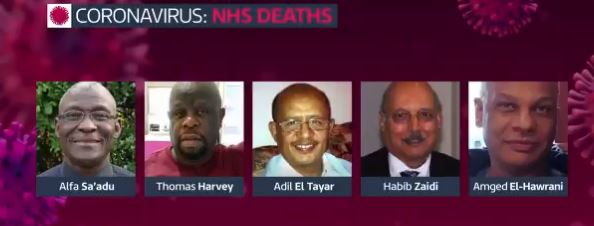 NHS workers who lost their lives to coronavirus