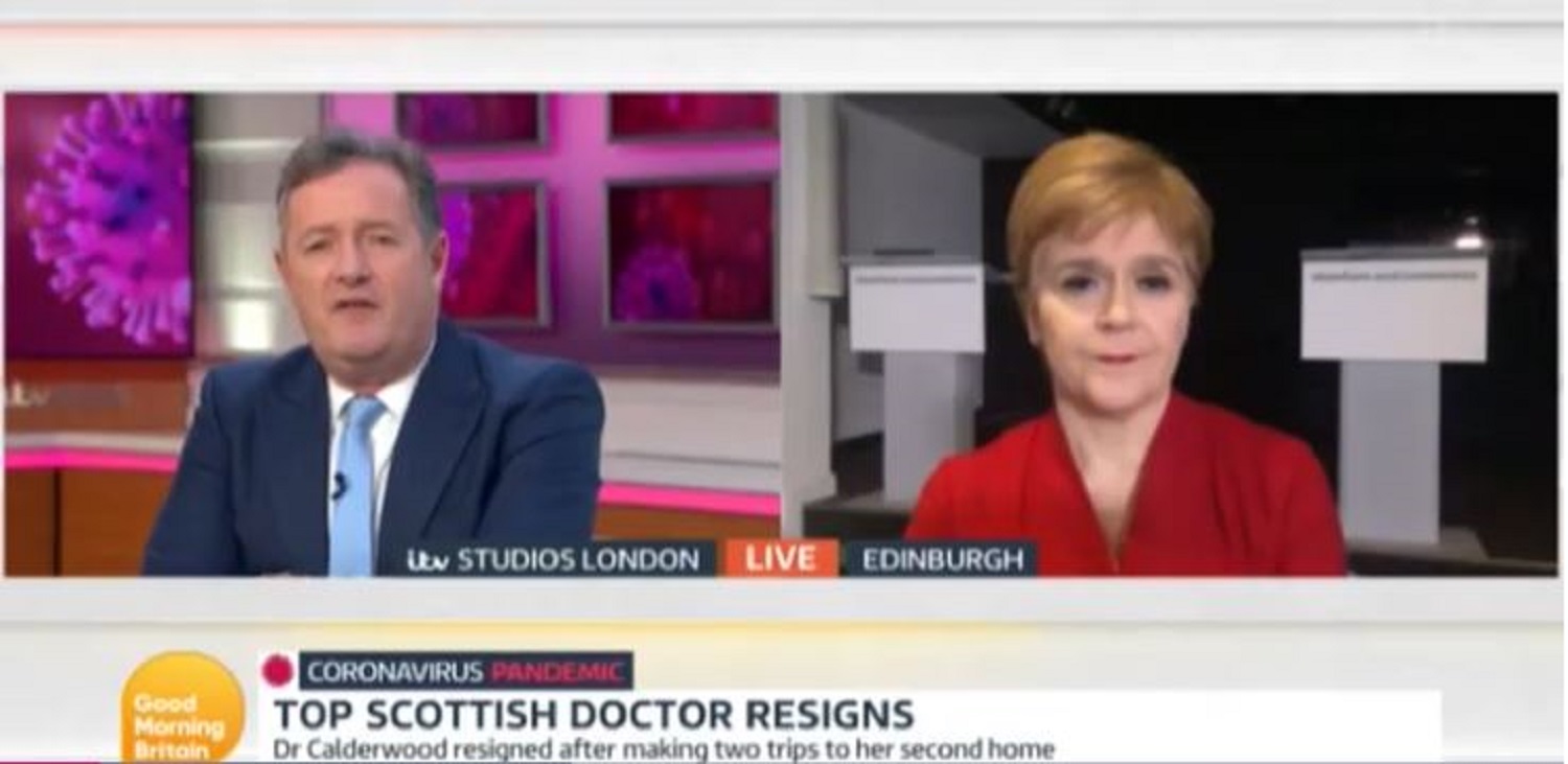 Nicola Sturgeon live on Good Morning Britain