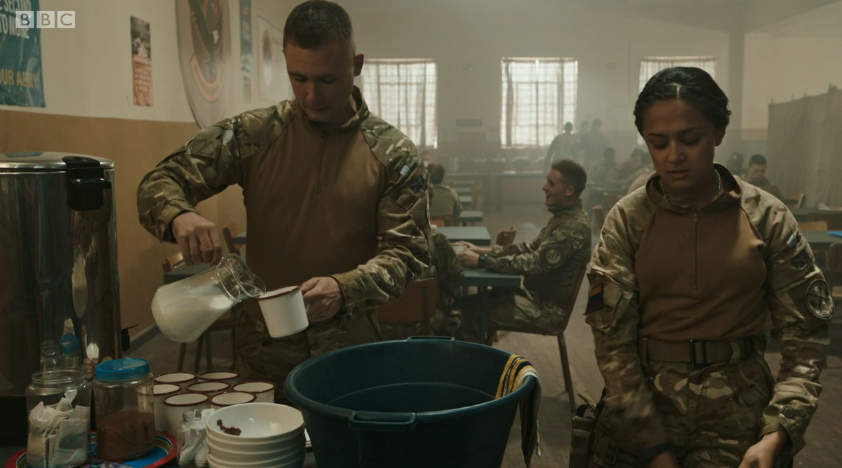 Milk before the hot water in tea? Not right! (Credit: BBC)