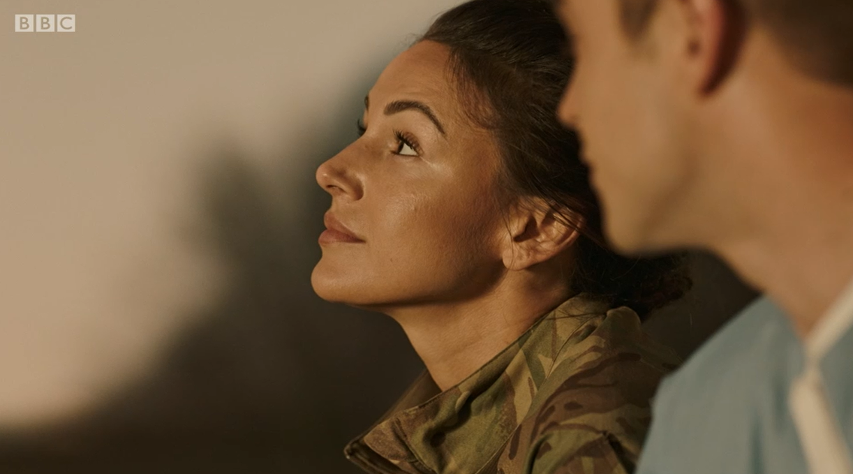 It's farewell to Michelle Keegan (Credit: BBC)