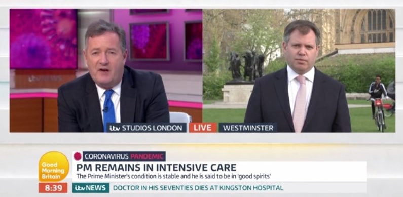 Piers was astounded by the man breaking the rules (Credit: ITV)