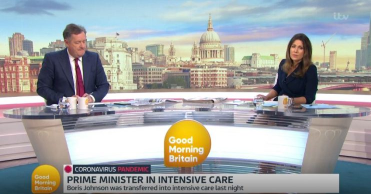 Piers Morgan and Susanna Reid 7th April