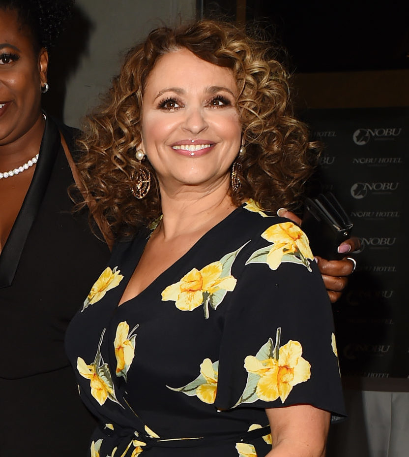 Nadia Sawalha showed off her food baby on Instagram