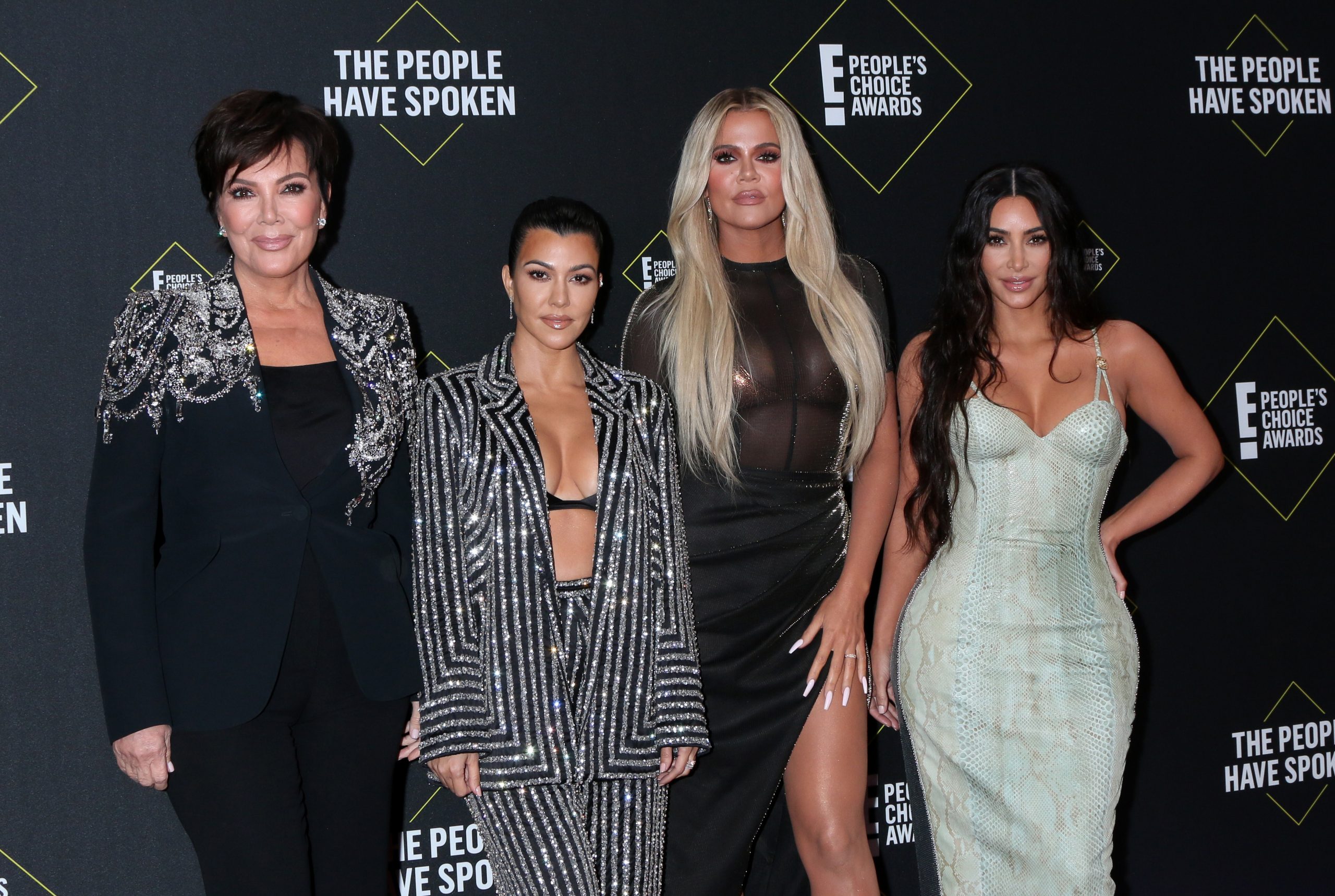 Kris Jenner with daughters Kourtney, Khloe and Kim Kardashian