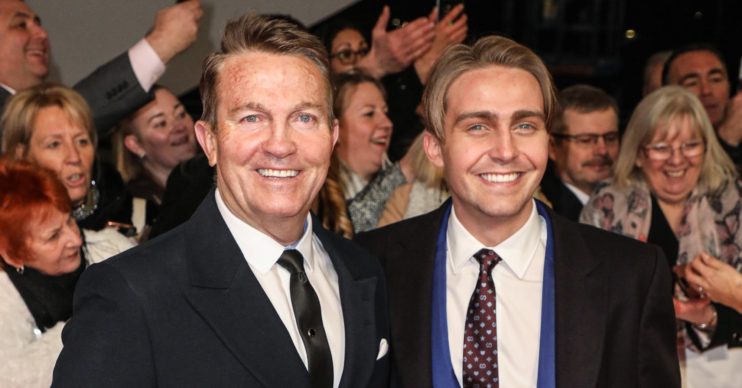 Bradley Walsh and Barney Walsh
