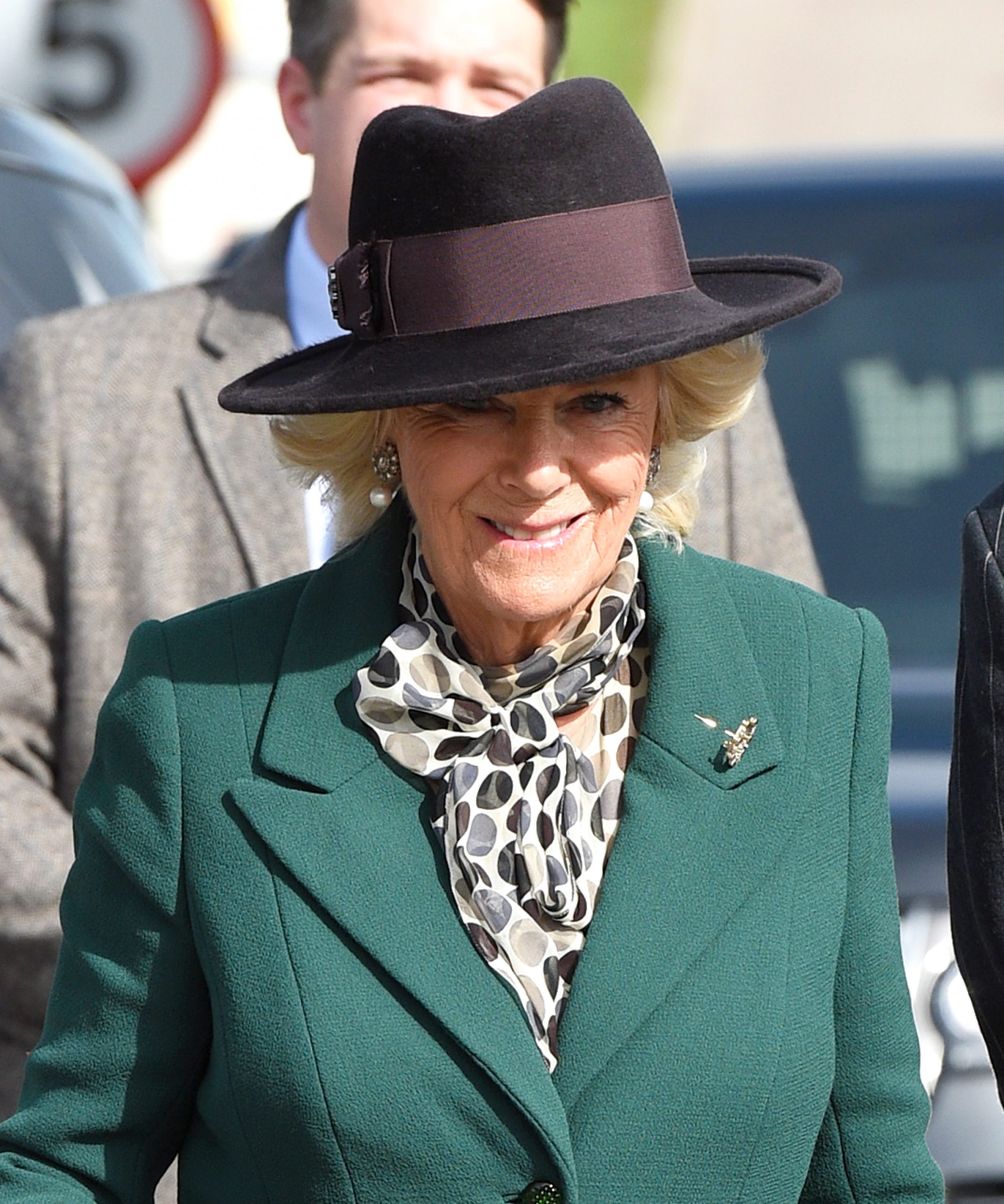 Duchess Camilla is full of praise for NHS volunteers (Credit: SplashNews.com)