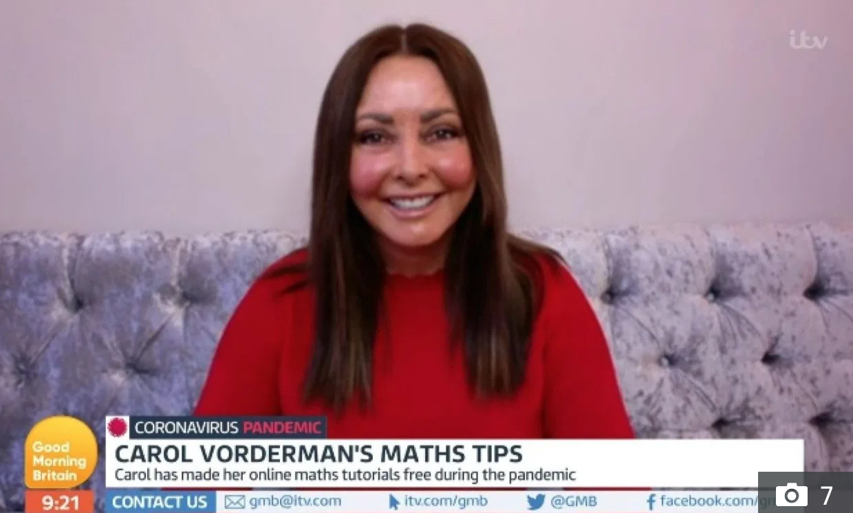 Carol Vorderman on Good Morning Britain