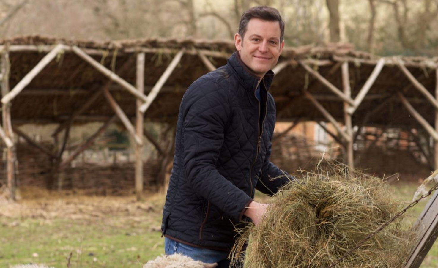 Matt Baker at work for Our Farm In The Dales