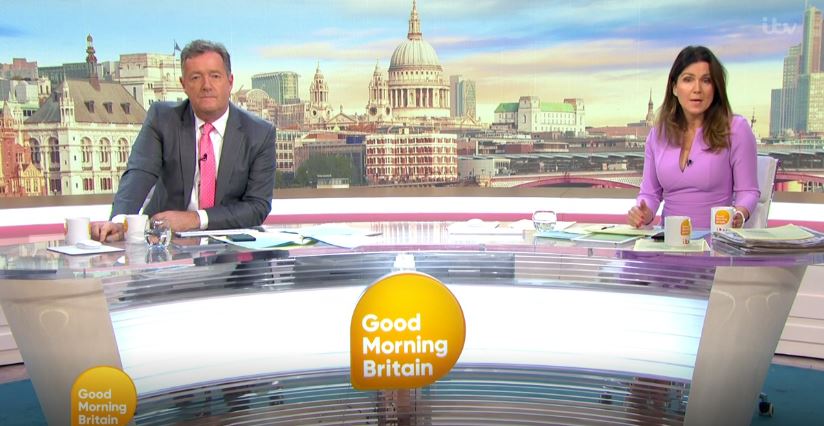 Piers Morgan and Susanna Reid