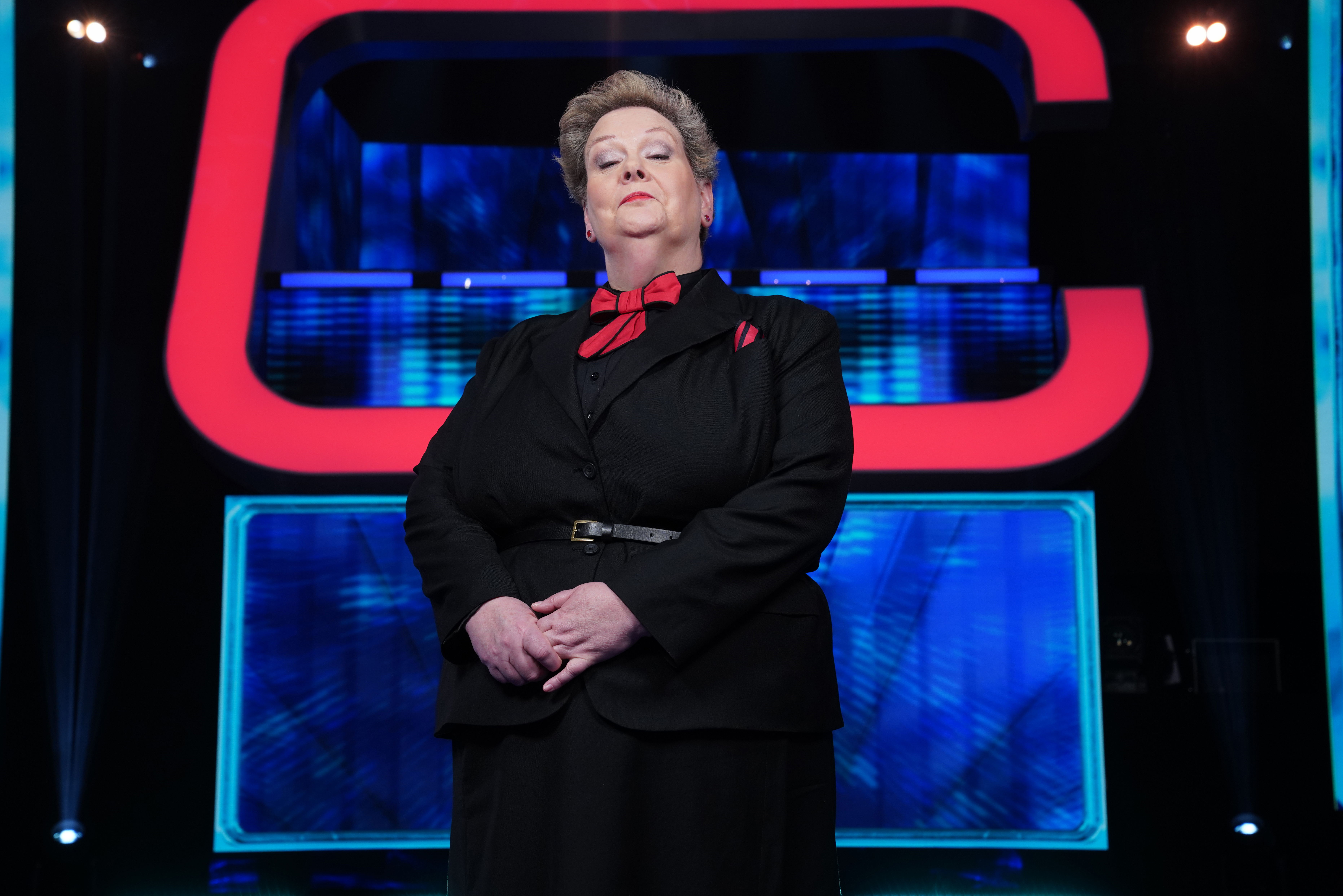 Anne Hegarty is one of the quiz masters contestants will have to beat (Credit: ITV)