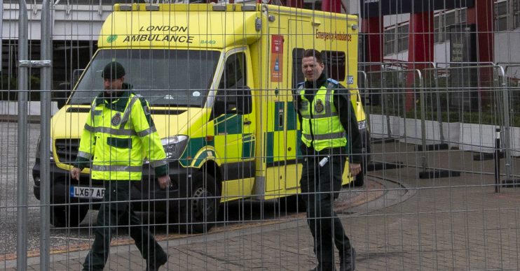UK ambulance. Coronavirus: Researchers fear UK will become worst hit country in Europe with 66,000 deaths by July