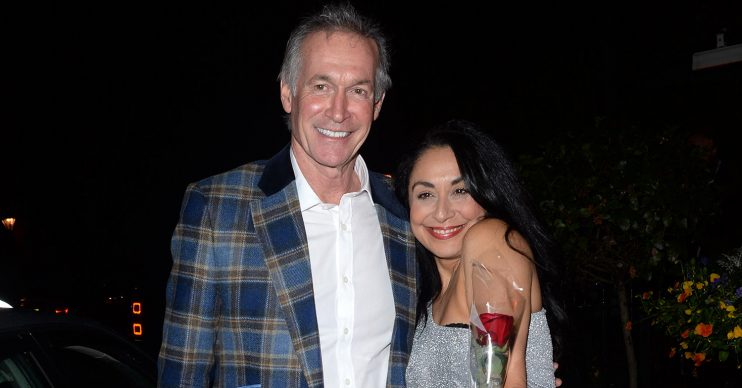 Dr Hilary Jones and wife Dee