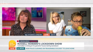 Russell Howard on GMB 