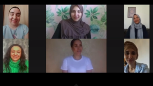 Meghan on Zoom call