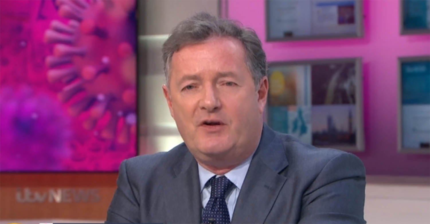 Piers Morgan angry