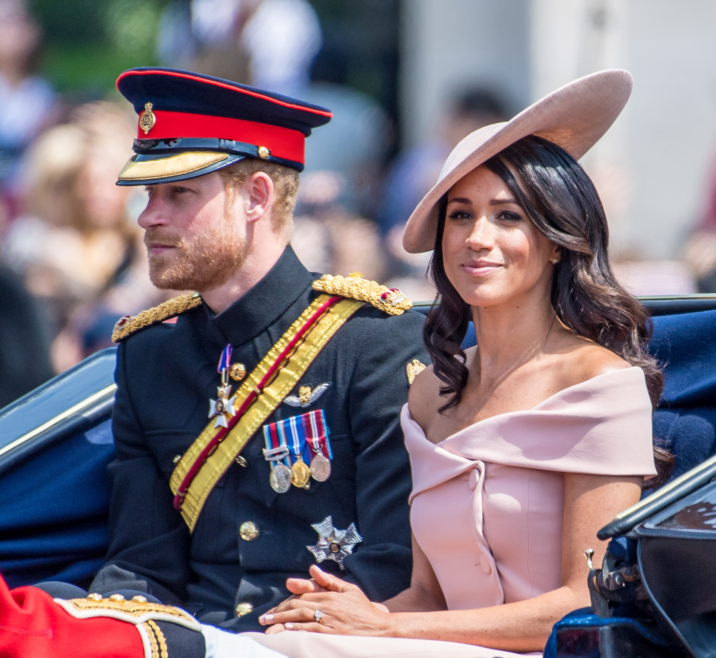 Prince Harry and Meghan Markle will no longer perform official royal duties (Credit: Splash News)