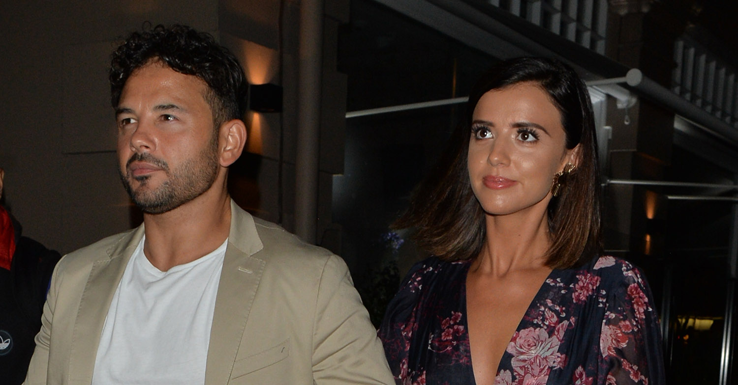 Lucy Mecklenburgh And Ryan Thomas Seen Out And About In Mayfair