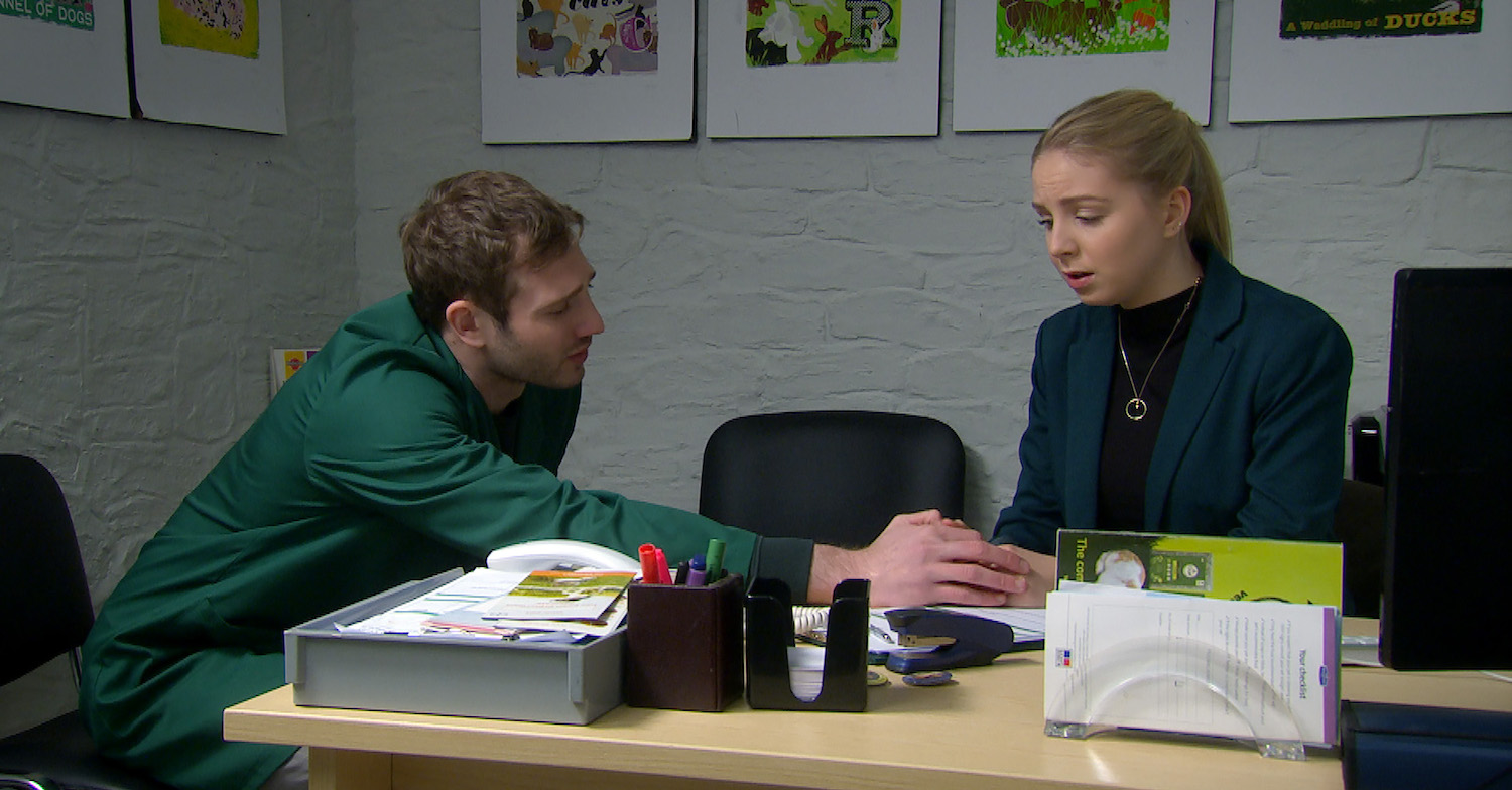Jamie insists he's different and he will leave his wife... (Credit: ITV)