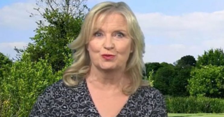 Carol Kirkwood, on BBC Breakfast, was knocked off her bike