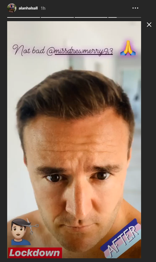 Phew! Alan Halsall still looks good (Credit: Instagram/@alanhalsall)
