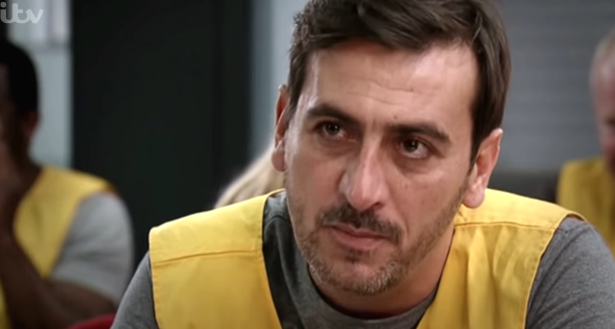 Peter behind bars (Credit: ITV)