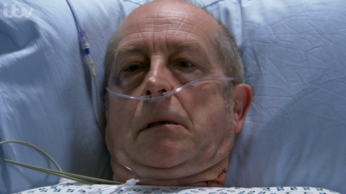 Geoff is set to be released from hospital (Credit: ITV)