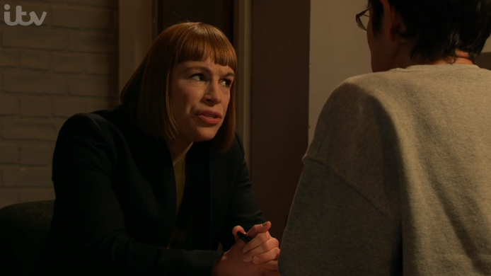 DS Abney wasn't exactly sympathetic to Yasmeen (Credit: ITV)